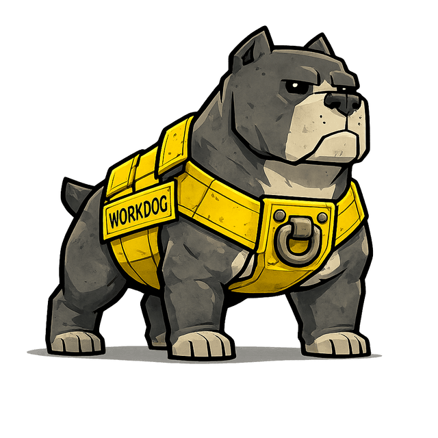 WorkDog mascot